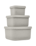 Комплект кутии за храна Kikkaboo - Platinum Silicone, Sage, 3 броя