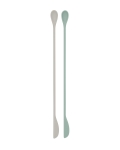 Комплект лъжици за разбъркване Kikkaboo - Platinum Silicone, 2 броя