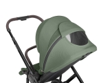 Комбинирана бебешка количка 3 в 1 Kikkaboo - Chiara, Army Green