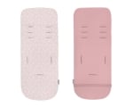 Двулицева мемори подложка за количка Kikkaboo - Confetti, Pink
