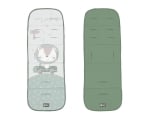 Двулицева подложка за количка Kikkaboo - Leaves, Mint