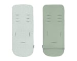 Двулицева мемори подложка за количка Kikkaboo - Leaves, Mint
