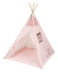 Дървена палатка за игра Kikkaboo - С мека подложка, Orange House