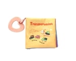 Текстилна книжка с чесалка Kikkaboo - Transportation