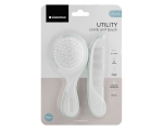 Комплект гребен и четка за коса Kikkaboo - Utility, Mint