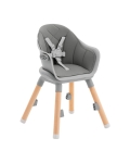 Столче за хранене 6 в 1 Kikkaboo - Woody, Grey