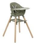 Столче за хранене 6 в 1 Kikkaboo - Woody, Army Green