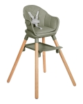 Столче за хранене 6 в 1 Kikkaboo - Woody, Army Green