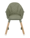 Столче за хранене 6 в 1 Kikkaboo - Woody, Army Green