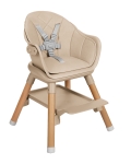 Столче за хранене 6 в 1 Kikkaboo - Woody, Army Green