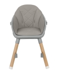 Столче за хранене 6 в 1 Kikkaboo - Woody, Grey