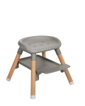 Столче за хранене 6 в 1 Kikkaboo - Woody, Grey