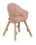 Столче за хранене 6 в 1 Kikkaboo - Woody, Army Green