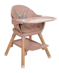 Столче за хранене 6 в 1 Kikkaboo - Woody, Army Green