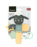 Занимателна играчка пискун с гризалка Kikkaboo - Sleepy Sheep, Зелена