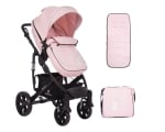 Комбинирана бебешка количка 2 в 1 Kikkaboo - Beloved, Light Pink