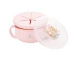 Купа за снакс 2 в 1 Kikkaboo - Savanna, 380 ml, Pink
