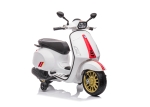 Акумулаторен мотор Kikkaboo - Licensed Vespa Sprint, White