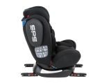 Столче за кола Kikkaboo - 4 Fix Double, IsoFix, 0-36 кг, Black 