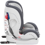 Столче за кола KikkaBoo - 4in1, с IsoFix, 0-36 kg, Raspberry