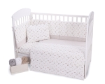 Бебешки спален комплект трико Kikkaboo - Monkey, Beige, 60 х 120 сm, 5 части