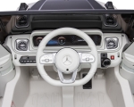 Акумулаторен джип Kikkaboo - Licensed Mercedes Benz EQG, White