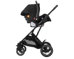 Комбинирана количка 3 в 1 Kikkaboo - Alba, Black