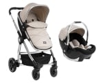 Комбинирана количка 3 в 1 KikkaBoo - Allure, Grey, silver chrome