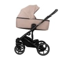 Детска комбинирана количка 2 в 1 с твърд кош Kikkaboo - Amani, Grey