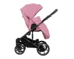 Детска комбинирана количка 2 в 1 с твърд кош Kikkaboo - Amani, Pink