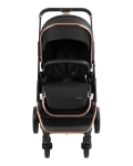 Детска комбинирана количка 3 в 1 KikkaBoo - Angele, Chrome Beige