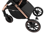 Детска комбинирана количка 3 в 1 KikkaBoo - Angele, Chrome Beige