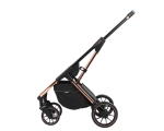 Детска комбинирана количка 3 в 1 KikkaBoo - Angele, Chrome Beige