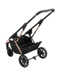 Детска комбинирана количка 3 в 1 KikkaBoo - Angele, Chrome Beige