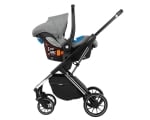 Детска комбинирана количка 3 в 1 KikkaBoo - Angele, Chrome Beige