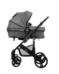 Детска комбинирана количка 3 в 1 Kikkaboo - Beloved, Light Grey 