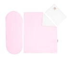 Бебешки спален комплект за количка Kikkaboo - 6 части, Dream Big Pink