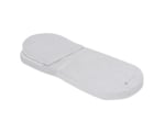 Матрак с възглавница за кош за новородено Kikkaboo - Grey Velvet, 80 х 35 cm