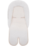 Мемори подложка за стол за кола Kikkaboo - Velvet, White