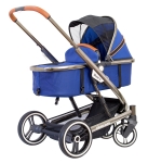 Комбинирана количка 2 в 1 Kikkaboo - Divaina, True Navi, Blue