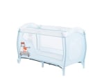 Сгъваема бебешка кошара на две нива Kikkaboo - Dolce Sonno Plus, Blue Foxy