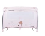 Бебешка кошара на две нива Kikkaboo - Dreamy Bear, Beige