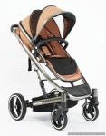 Комбинирана детска количка 2 в 1 Kikkaboo - Divaina, Brown