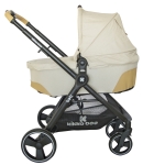 Комбинирана количка 2 в 1 Kikkaboo - Bali Zen, Beige Melange
