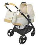 Комбинирана количка 2 в 1 Kikkaboo - Bali Zen, Beige Melange
