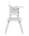 Стол за хранене 6в1 KikkaBoo - Eat N Play, Grey