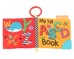 Текстилна книжка с чесалка Kikkaboo - ABC