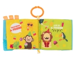 Текстилна книжка с чесалка Kikkaboo - Friend Like You