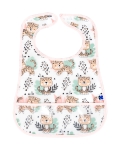 Непромокаем хавлиен лигавник с джоб Kikkaboo - Savanna Mint, 3 броя