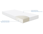 Матрак Kikkaboo - Extra Comfort, 60 х 120 х 12 cm, Bear Beige